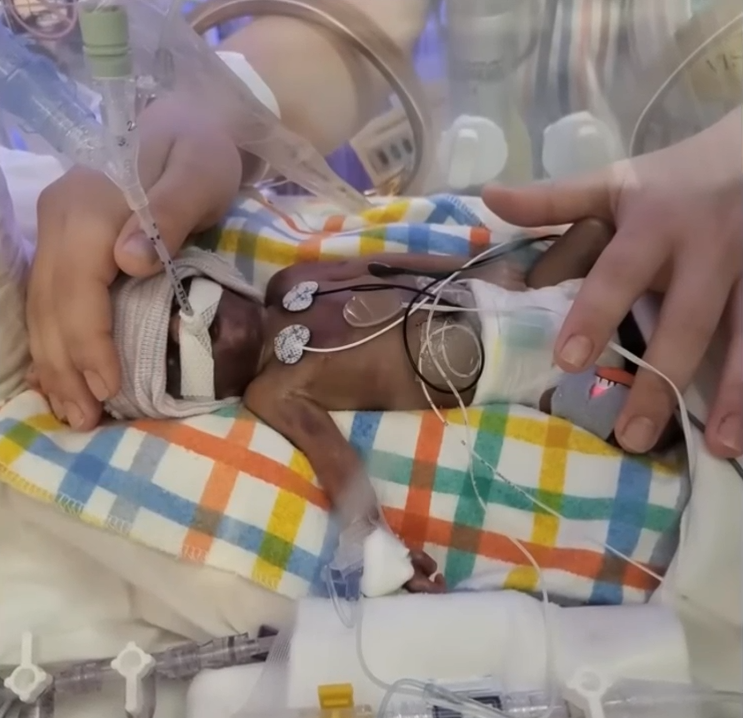 Baby at hospital