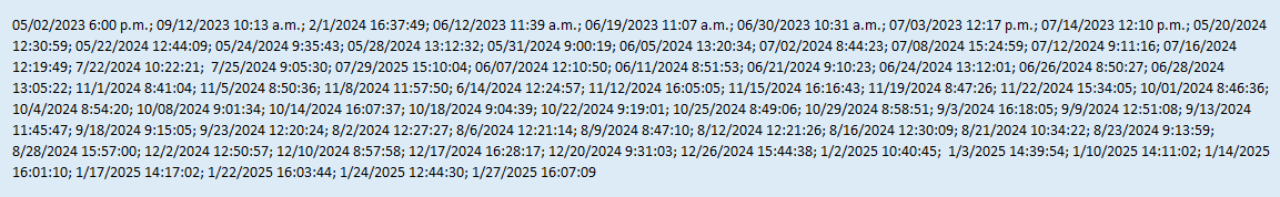 69 Notices Of No Death Certificate For One Patient