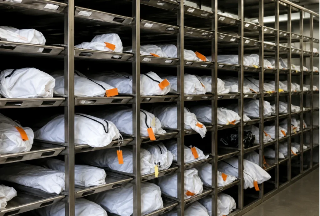 Bodies in storage