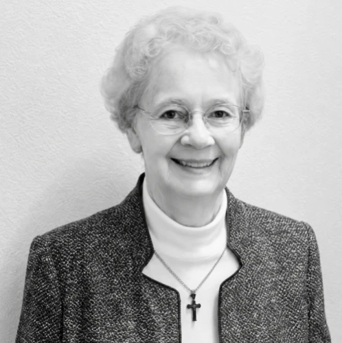 Sister nora mary curtin in black and white
