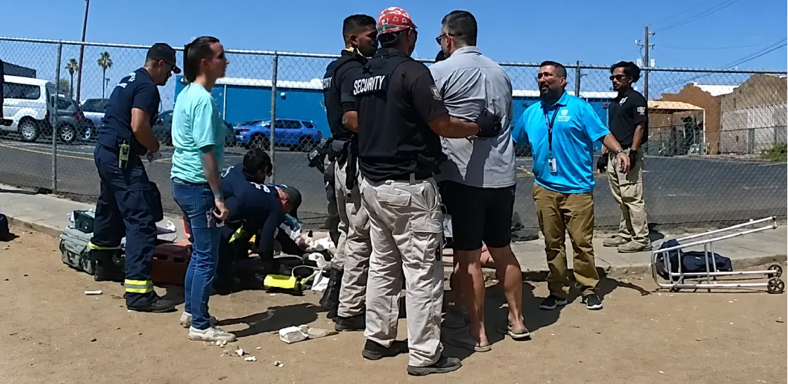 Emergency responders and investigators at the scene where Kaelen Lachica was found in Phoenix